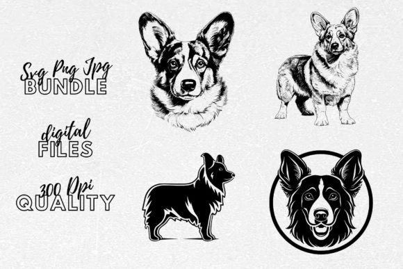 Cardigan Welsh Corgi SVG: Embroidery Design Tested