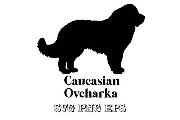 Caucasian Ovcharka Dog Silhouette Svg – A Hands-On Review