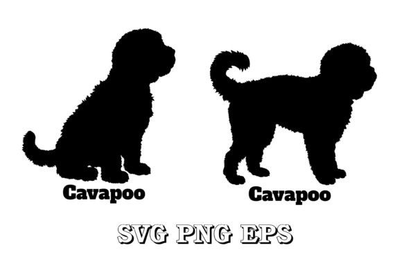 Cavapoo Dog Silhouette SVG – A Designer's Review