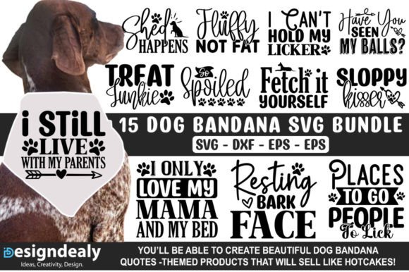 Dog Bandana SVG Bundle: A Designer's Take