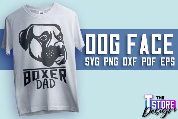 Dog Face SVG Design Dog Dad SVG – A Designer's Take
