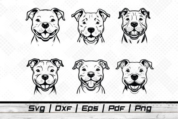 Pit Bull Dog Head SVG Pet Cut File Review