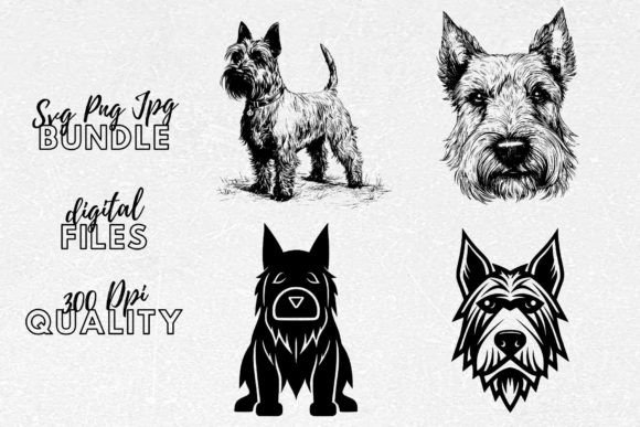 Scottish Terrier SVG - Dog Clipart