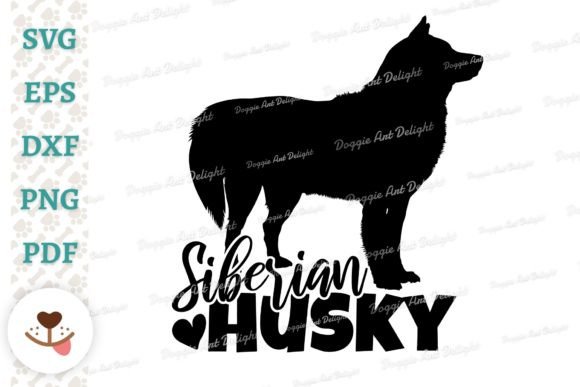 Siberian Husky Dog Lover Svg Dxf Clipart