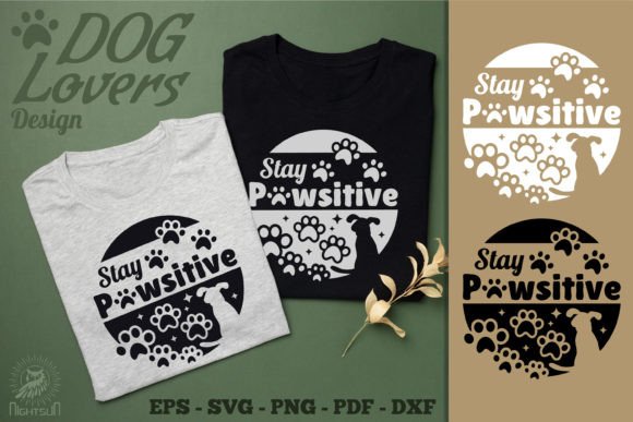 Stay Pawsitive, Dog Design SVG: Real-World Embroidery Test